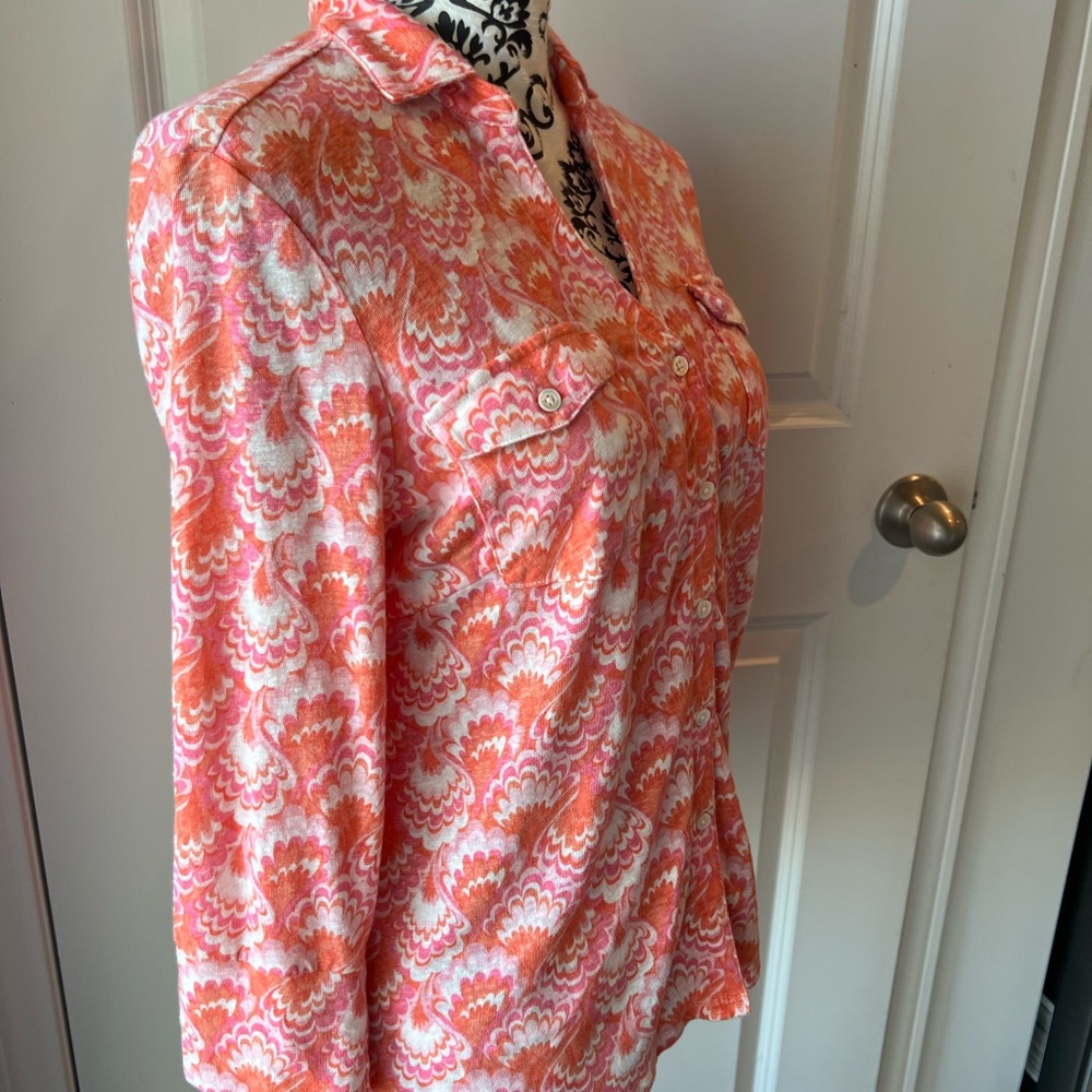 J. Mclaughlin Button Down Blouse. Medium - image 3